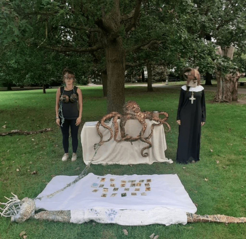 Goat Nun at Asia Nowicki Naming Ceremony for Jon the&nbsp;Parasite